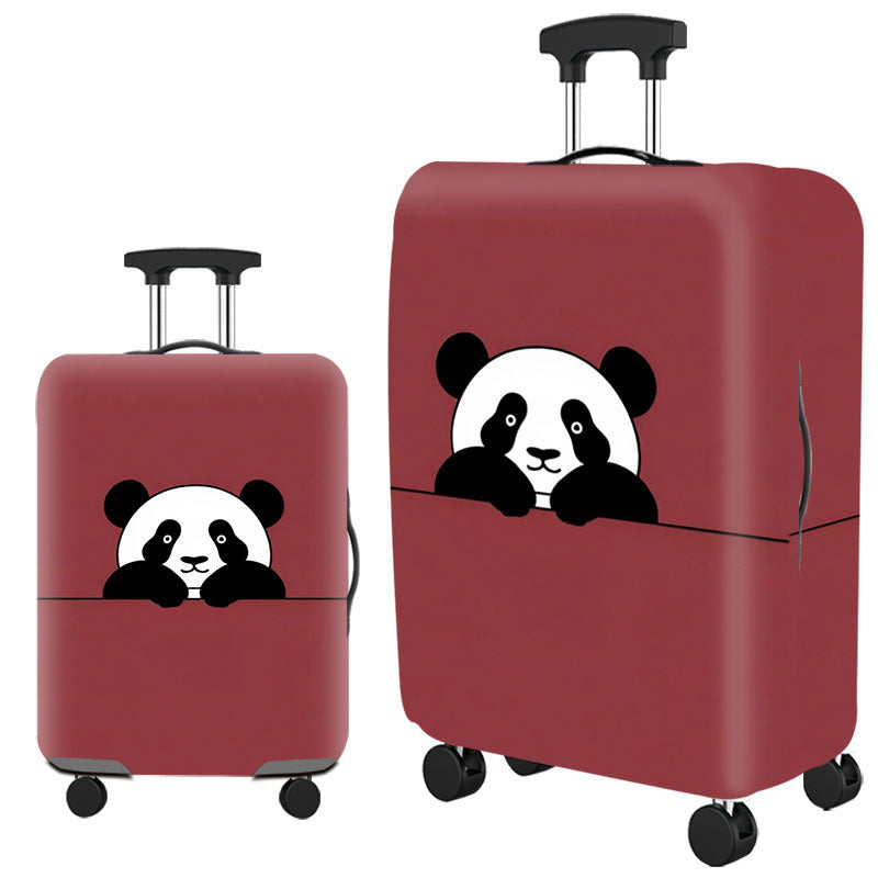 Tropical Leaf Print Hard Shell Luggage Kalsten