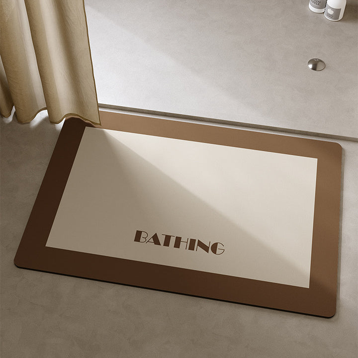 Playful Cat-Themed Bath Mat Kalsten