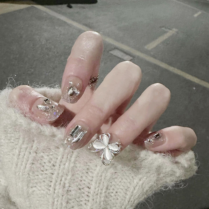Nail art set with sparkling rhinestones and glitter elements Kalsten