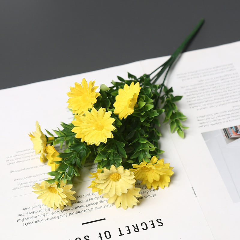 Vibrant Faux Floral Stem Arrangement