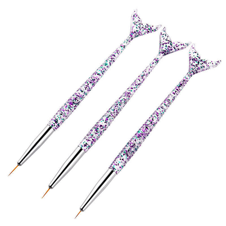 Mermaid Tail Nail Art Brush Set Kalsten