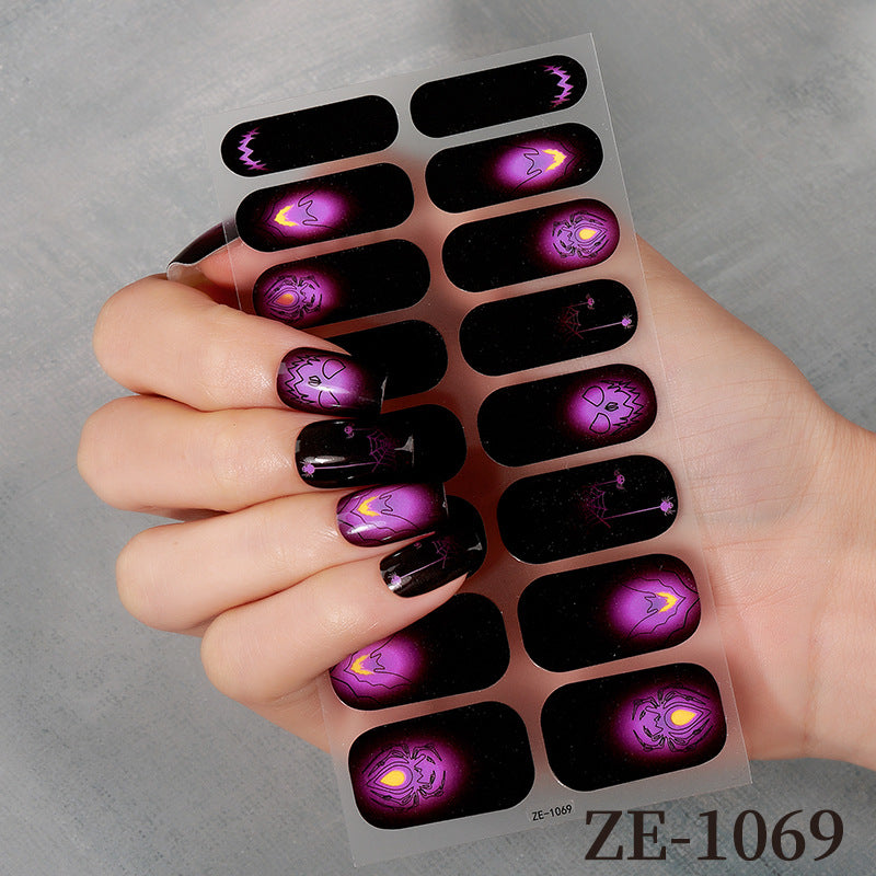 Halloween-Themed Nail Wraps