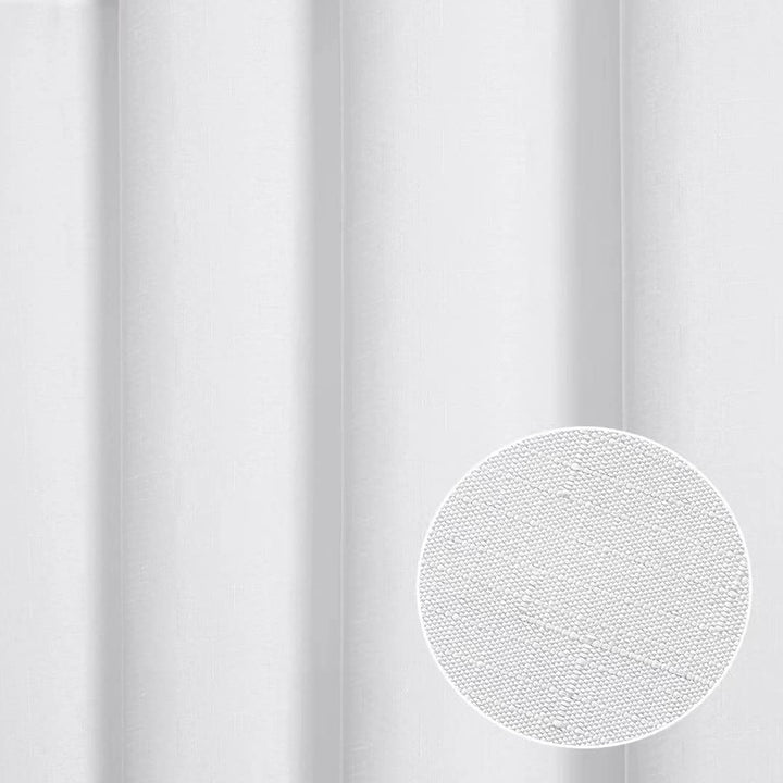 Textured Linen Shower Curtain Kalsten