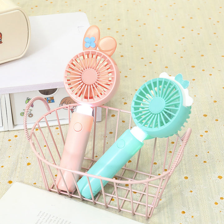 Ladies Mini Hand Fan with Integrated LED Lighting Kalsten