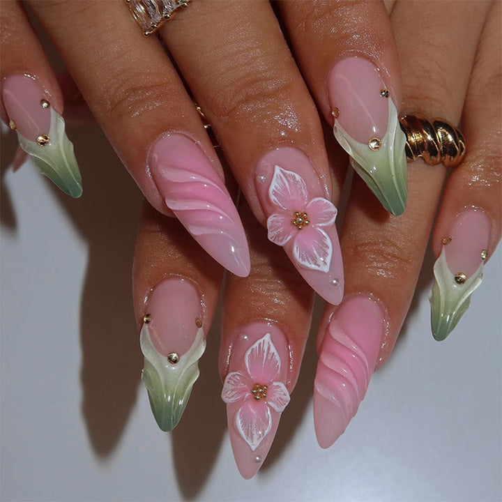 Floral Art Press-On Nails 1790738766