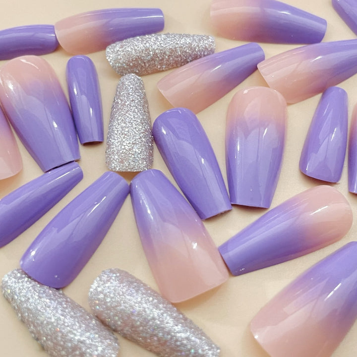 Elegant Long Coffin Nail Art Kalsten
