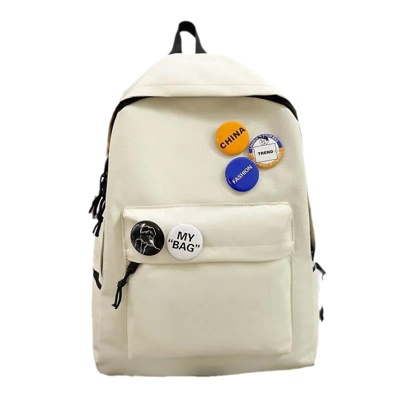 Backpack with Creative Badge Design Kalsten