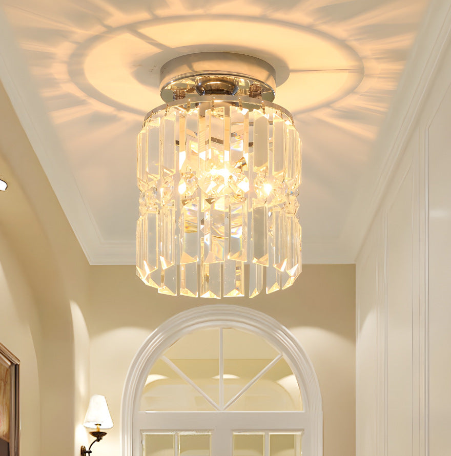 Crystal Flush Mount Ceiling Light
