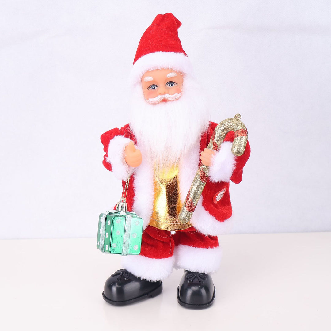Decorative Santa Claus figure with candy