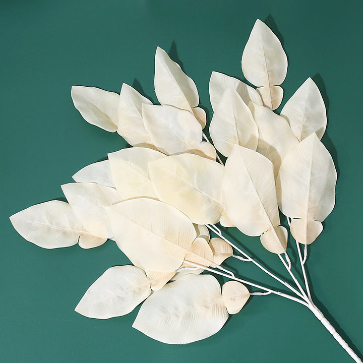 Elegant Faux Leaf Stem Arrangement