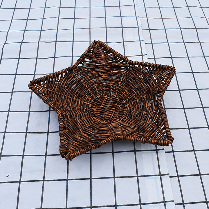 Handmade Star-Shaped Woven Basket Kalsten