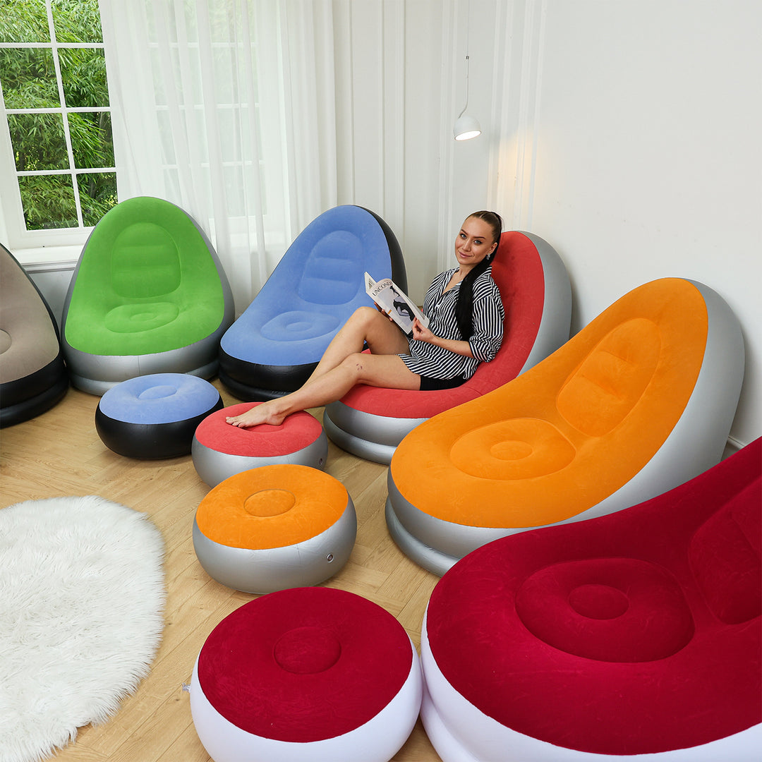 Women's Inflatable Comfort Sofa with Ergonomic Backrest Kalsten