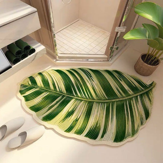Leaf-Shaped Bath Mat Kalsten