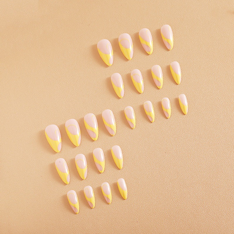 Nail set with elegant French tips Kalsten