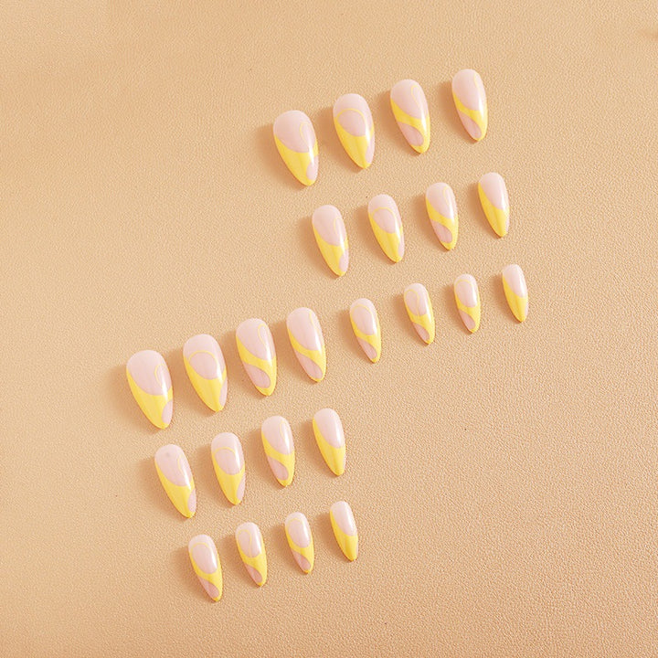 Nail set with elegant French tips Kalsten