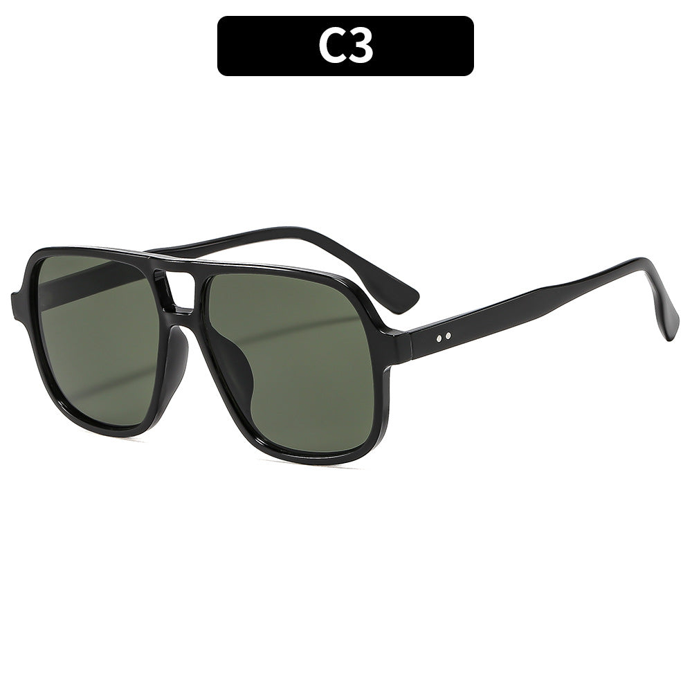 Square Frame Oversized Sunglasses