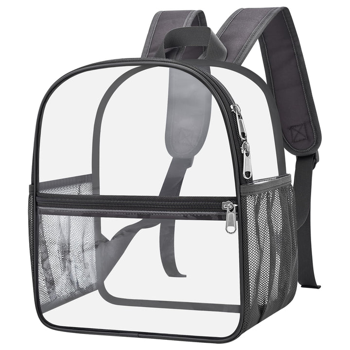 Unisex transparent backpack with functional design and multiple compartments Kalsten