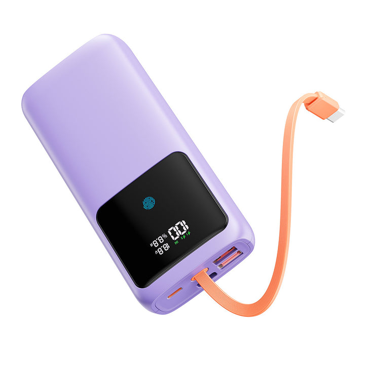 Power bank with integrated LED display and intelligent fast charging port Kalsten