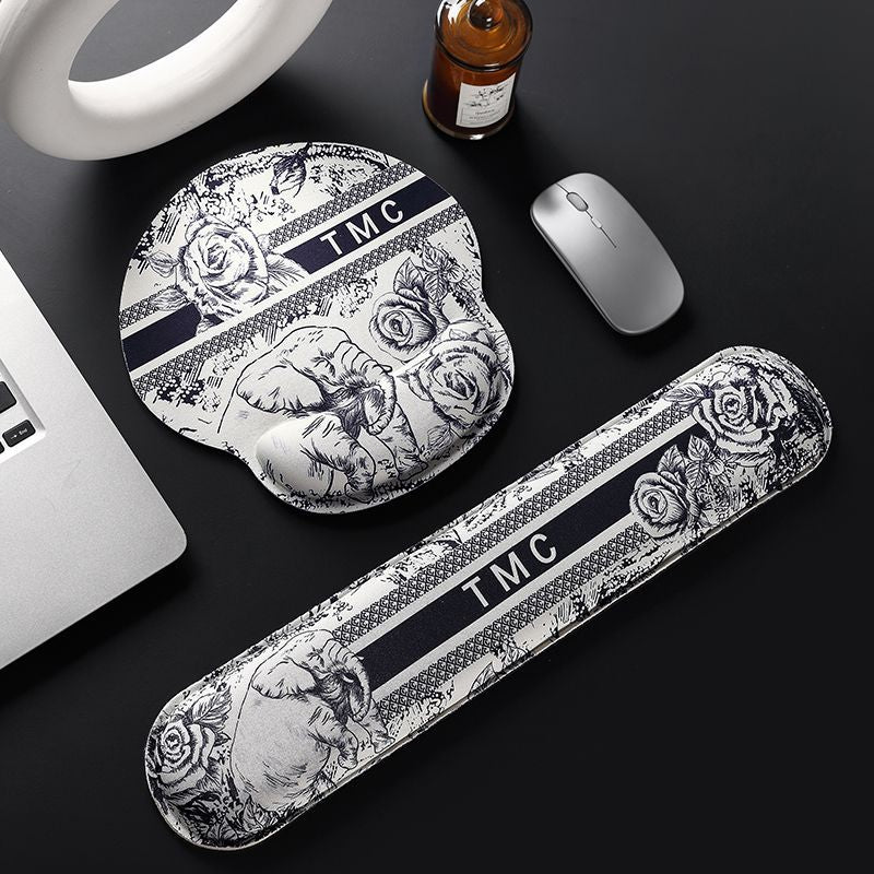 Artistic Floral Mouse Pad