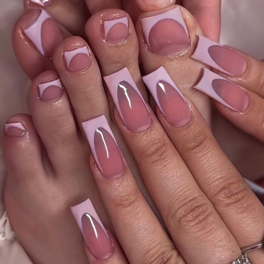Stylish Press-On Nail Art Set Kalsten