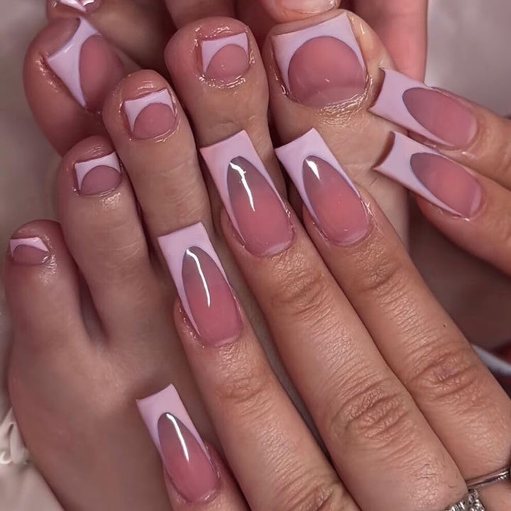 Stylish Press-On Nail Art Set Kalsten