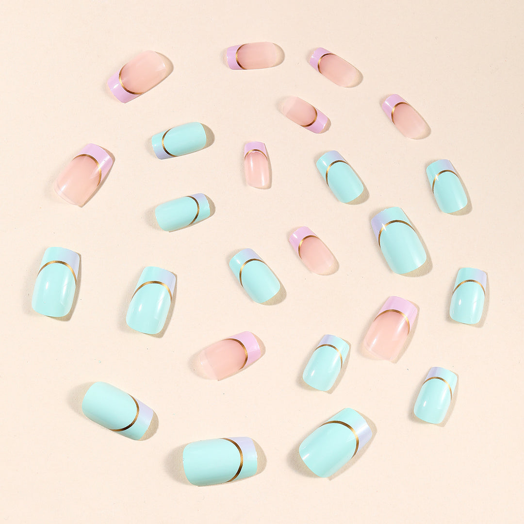 French Tip Acrylic Nail Art Design Kalsten