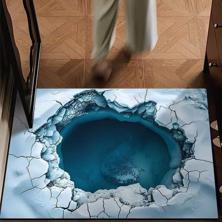 Artistic 3D Optical Illusion Area Rug