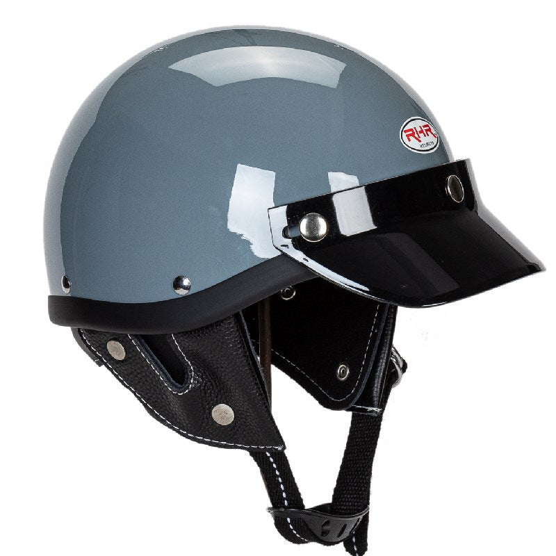 Classic Motorcycle Half-Helmet with Visor Kalsten