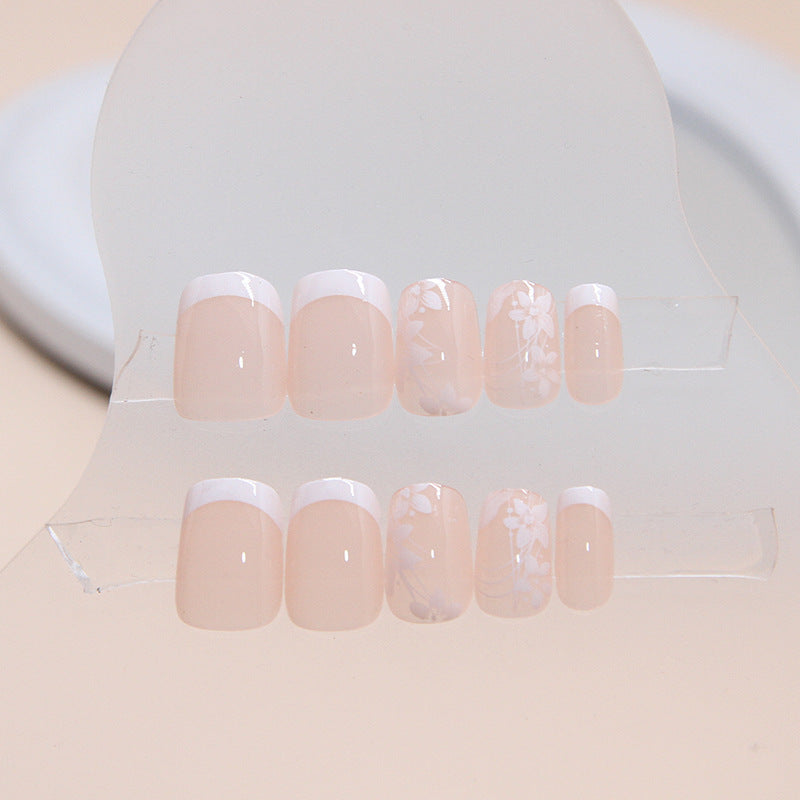 Floral Design Press-On Nail Tips Kalsten