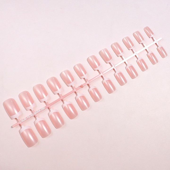 Natural French Tip Press-On Nails Kalsten