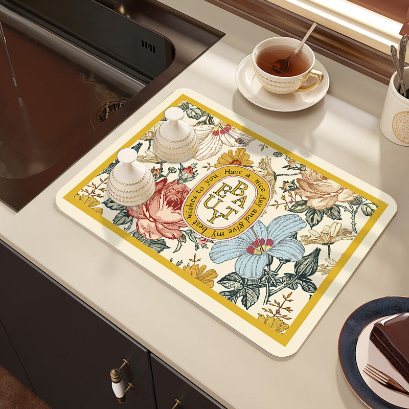 Decorative Kitchen Counter Mat Kalsten