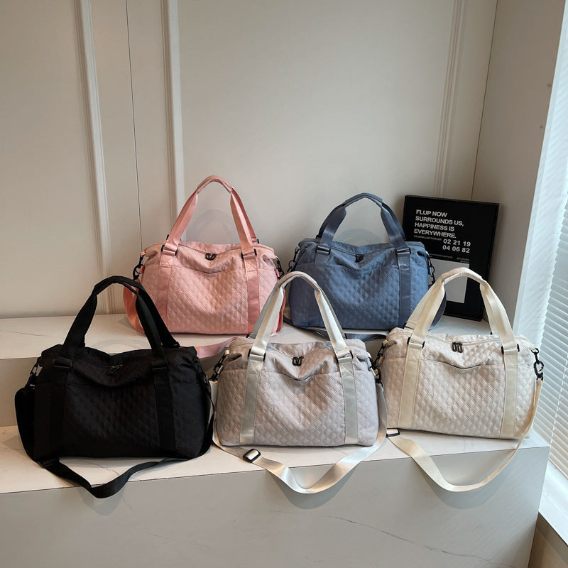 Quilted Travel Duffel Bag Kalsten