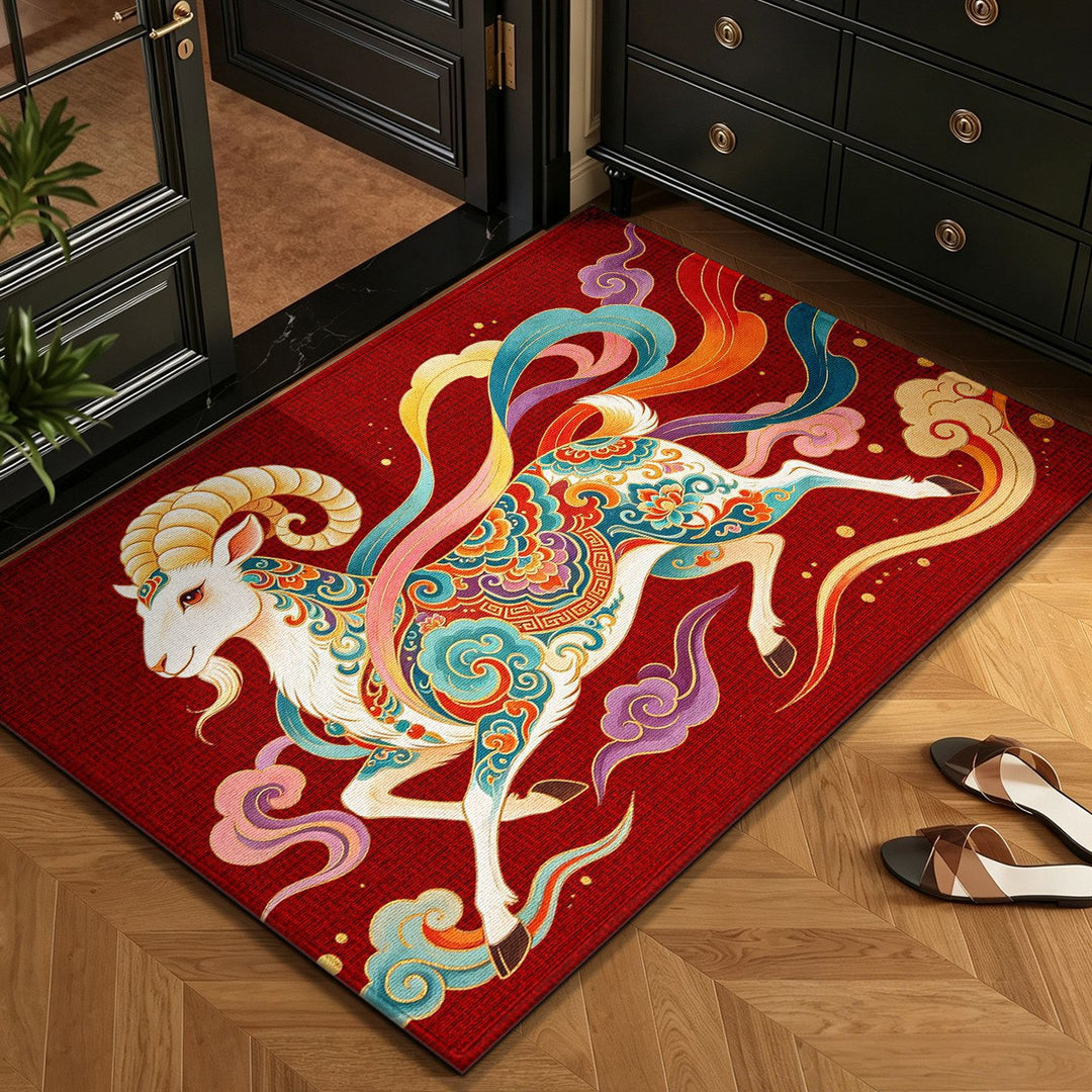 Artistic Themed Area Rug Kalsten