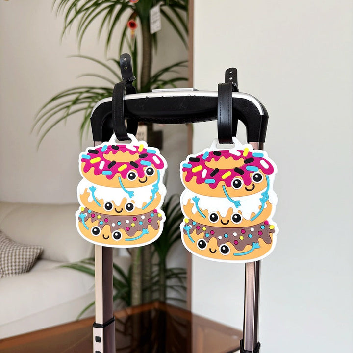 Fun Donut-Themed Luggage Tag Kalsten