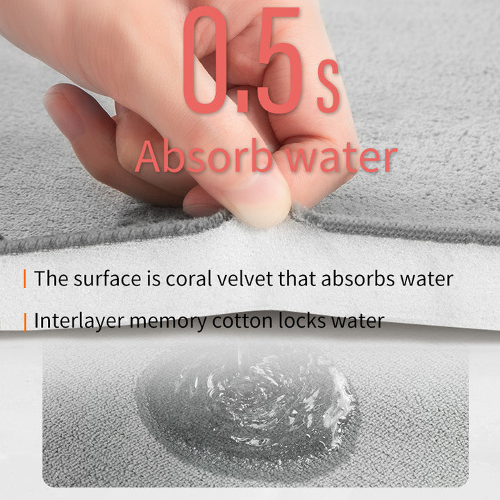 Cushioned Pebble Design Bath Mat