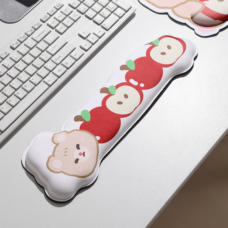 Cartoon-Themed Ergonomic Wrist Rest Set