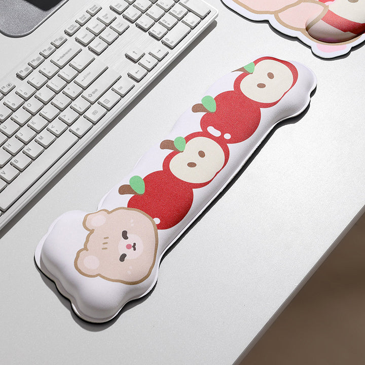 Cartoon-Themed Ergonomic Wrist Rest Set
