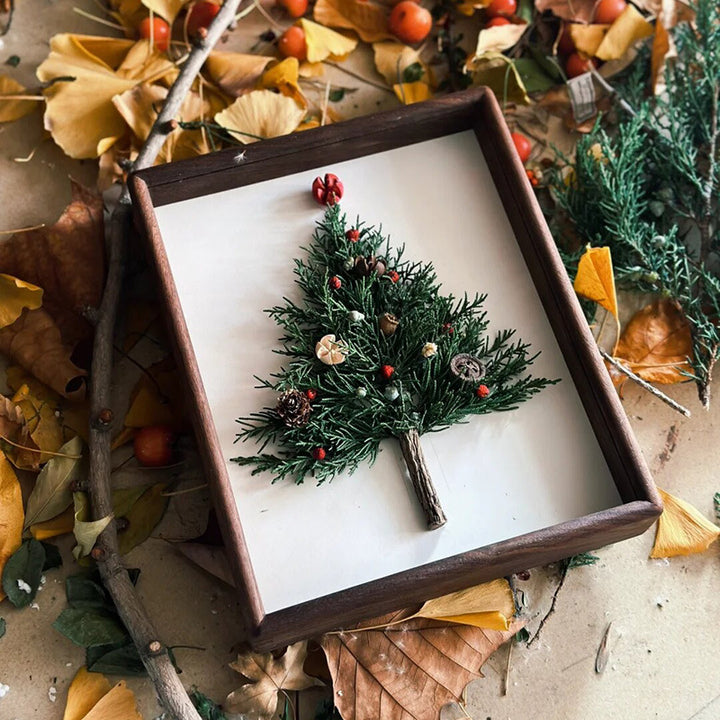 Holiday-Themed Decorative Shadow Box Frame