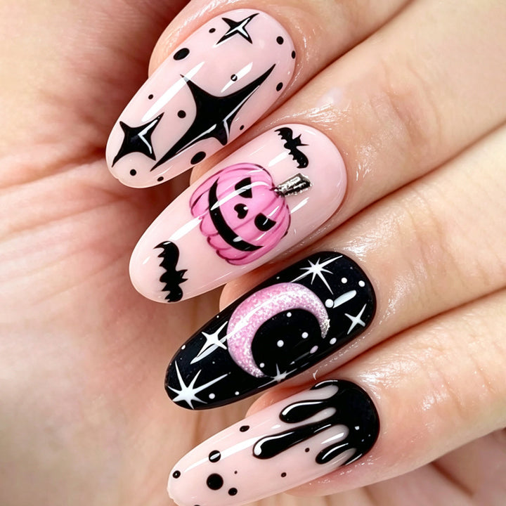 Creative Halloween Design Gel Nails Kalsten