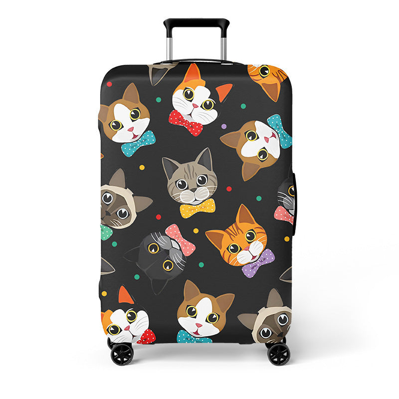 Heart-Patterned Hard Shell Luggage Kalsten