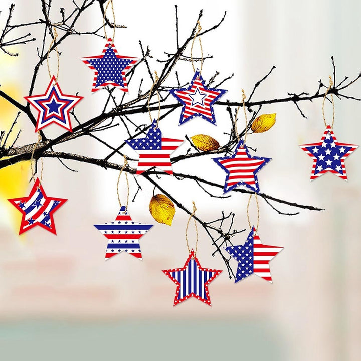 Unisex nan multi-layer 3D paper star hanging decoration with hanging loops Kalsten