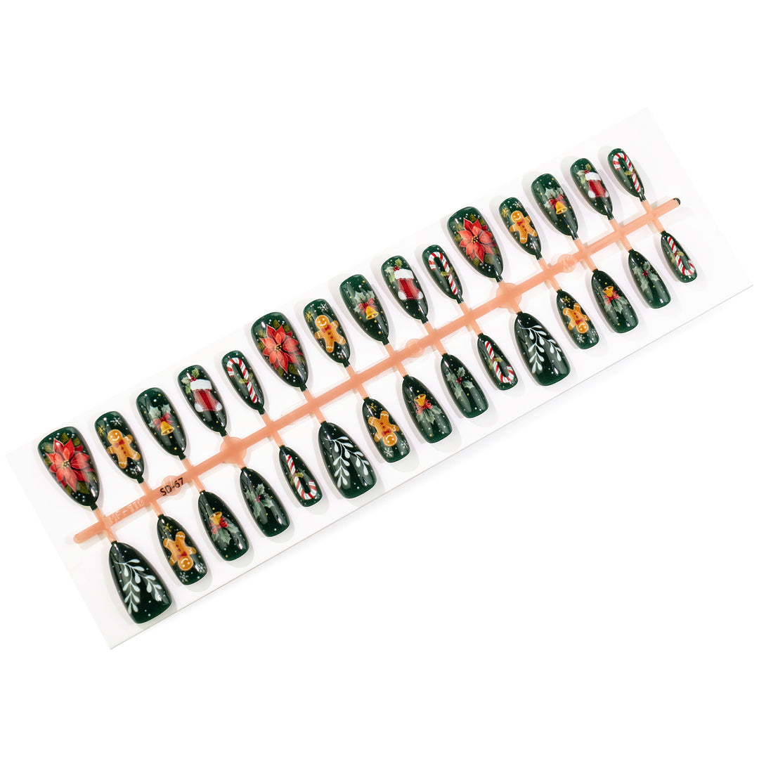Holiday-Themed Press-On Nail Set