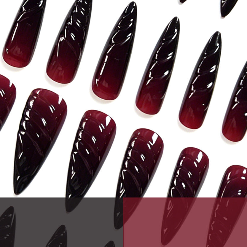 Elegant Long Stiletto Nail Art Extensions Kalsten