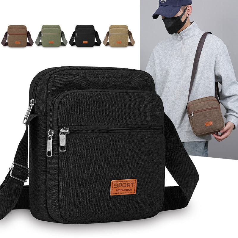 Versatile Canvas Crossbody Bag Kalsten