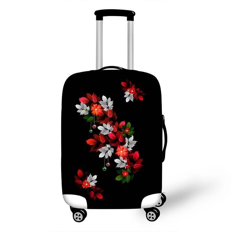 Women's hardshell travel suitcase with floral design Kalsten