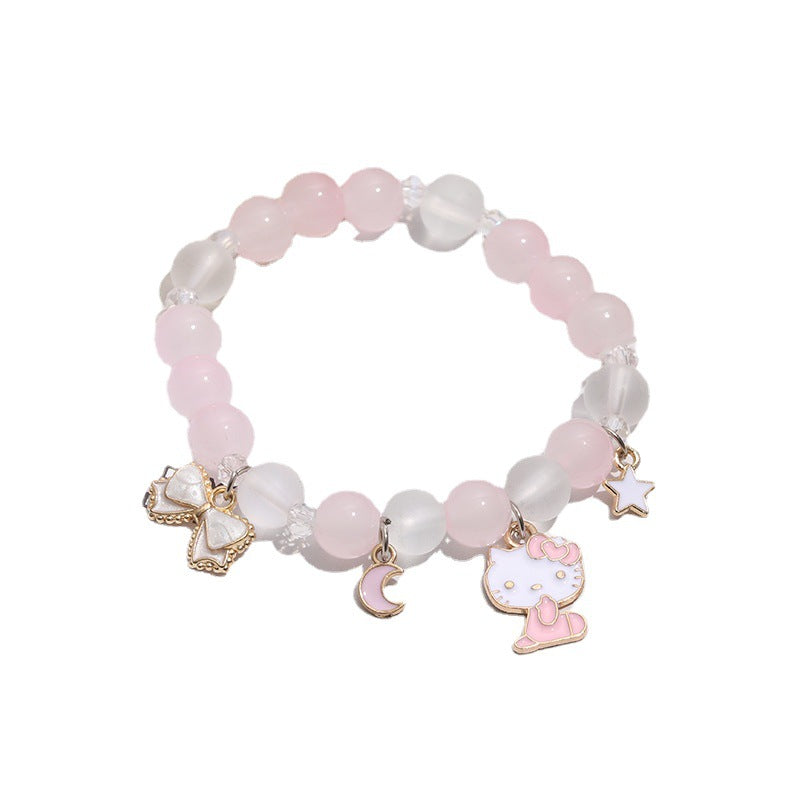 Butterfly Charm Beaded Bracelet Kalsten