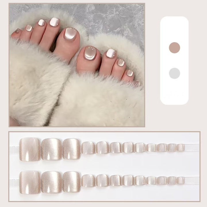 Elegant Foot Art Nails Kalsten