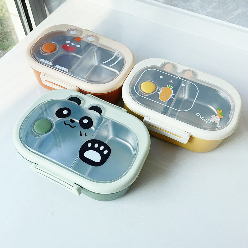 Fun-Themed Multi-Compartment Bento Lunch Box