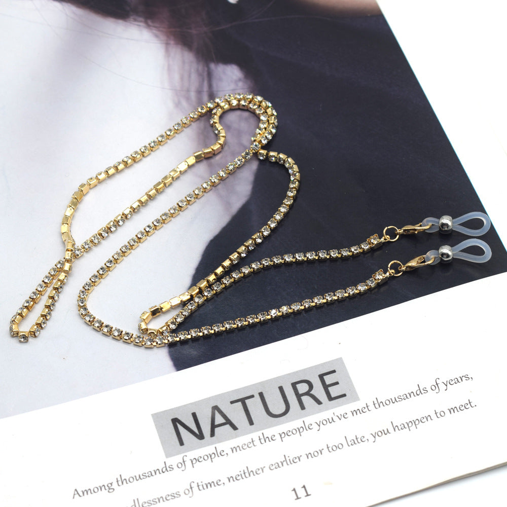Decorative Rhinestone Eyewear Chain Kalsten