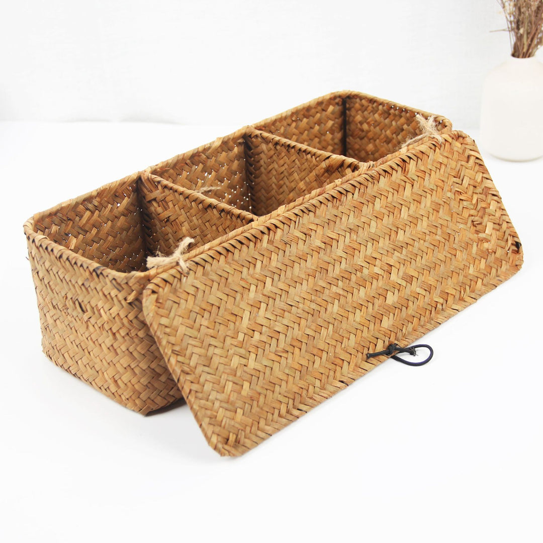 Multi-Compartment Woven Storage Organizer